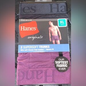 HANES PREMIUM ORIGINALS SUPERSOFT KNIT BOXERS